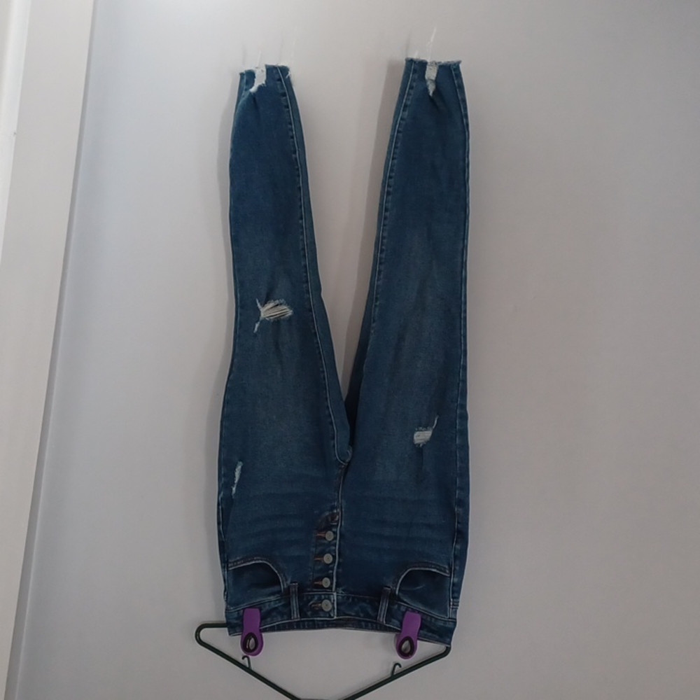 Maurices button fly high rise jeans size 8